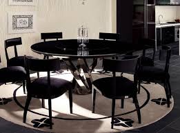 This elegant, simple round table is a wonderful addition to any dining or office space with a modern touch. Spiral Round Black Crocodile Lacquer Table W Lazy Susan