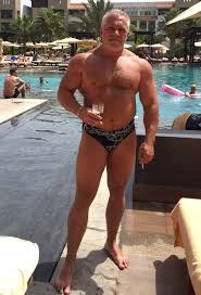 Pin By Sean Lucas On Daddy Bear Senior Bodybuilders Man Swimming Handsome Men