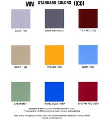 Color Chart Basic Original Floors