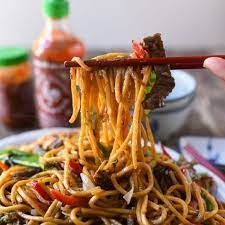 Drain in a colander and rinse well in cold water. Beef Lo Mein Real Restaurant Recipe The Woks Of Life