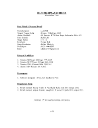 Contoh Surat Lamaran Kerja Creative Cv Template Creative Cv Cv Template