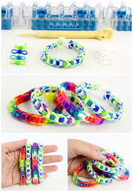 Comment faire un bracelet élastique simple. Comment Faire Fabriquer Un Bracelet Rainbow Loom Avec Sans Machine