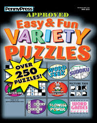 Or maybe a few do. Easy Fun Variety Puzzles Magazine Magazineline