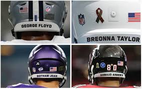 NFL to allow names of victims of systemic racism and police brutality on  helmet padding: Report - oregonlive.com