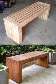 Its size is 76 inches long, which is ideal to seat four people. 21 Gorgeous Easy Diy Benches Indoors Outdoors Dogadaki Etkinlikler Arka Bahceler Veranda Tasarimi