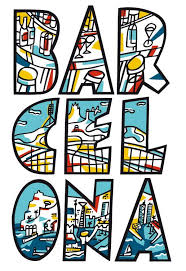 Mois Du Graphisme D Echirolles 2012 Barcelone Illustration De Ville Barcelone Espagne
