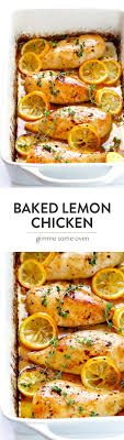 Baked Lemon Chicken Gimme Some Oven Recipe Baked Lemon Chicken Lemon Chicken Recipe Easy Baked Lemon Chicken Recipe