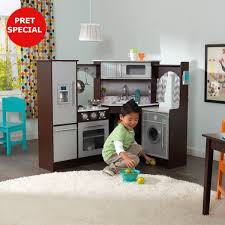 Bucătărie Ultimate Corner Play Cu Lumini Sunete Espresso Kidkraft Wooden Play Kitchen Kids Play Kitchen Play Kitchen Sets