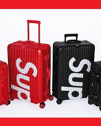Local time and online at 11 a.m. Rimowa X Supreme Luggage For The Well Traveled Hypebeast Conde Nast Traveler
