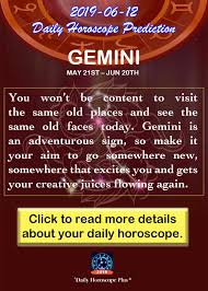 Daily Horoscope Gemini 20190612 Horoscope Daily Horoscope Daily Horoscope Aquarius