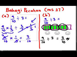 Darab pecahandarab pecahan guna kotak. Matematik Tahun 6 Pecahan Bahagi Pecahan Wajar Dengan Nombor Bulat Youtube