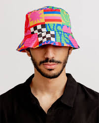 Colourful bucket hat sales
