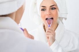 You can wrap your finger with sterile gauze, rinse with mouthwash, and then brush your tongue with the finger from the back to the front. Dentist Tongue Cleaner Dr Megan Shelton Dmd Carlsbad Dentistry