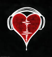 Heartbeat Music Art Heart Headphones Heartbeat Beat Music Heart Music Tattoos Music Beats
