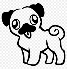 Your kids will increase their vocabulary by learning about different anima. Standing Pug Attempt 1 Pug Puppies Coloring Pages Free Transparent Png Clipart Images Download