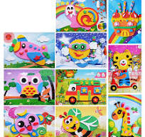 Kids 3D EVA Foam Stickers DIY Creative Cartoon Animal Puzzle Handmade Early  Learning Educational Toys For Children Gifts - AliExpress