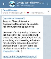 First click the link to go to binance's registration page. Top 7 Telegram Channels And Groups For Cryptocurrency