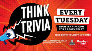 We're giving away $100 w/trivia near world golf village! Weekly Events Think Trivia