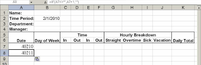 build a simple timesheet in excel techrepublic