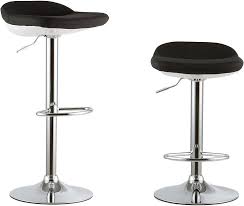 Attraction Design Swivel Bar Stool Set Of 2 Pu Leather Height Adjustable Barstool Dining Kitchen Chair C Swivel Bar Stools Adjustable Bar Stools Bar Stools