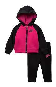 Nike Colorblock Fleece Set Baby Girls Kids Outfits Baby Boy Outfits Swag Baby Girl Nike