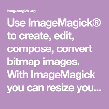 Use Imagemagick To Create Edit Compose Convert Bitmap Images With Imagemagick You Can Resize Your Image Crop It Change Its Shades An Bitmap Image Create