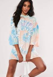 Black And White Tie Dye T Shirt Dress Missguided Multi Pastel Oversized Tie Dye T Shirt Dress Tie Dye Outfits Tie Dye Fashion Oversized T Shirt Dress