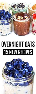 Overnight oatmeal is very popular, some people add greek yogurt to theirs for more protein, but personally i'm not a fan of the tangy taste. 15 Healthy Overnight Oats Recipes That Are Super Delicious And Easy For Brea Low Calorie Overnight Oats Overnight Oatmeal Recipes Overnight Oats Recipe Healthy