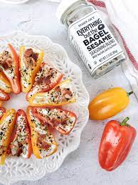 Bell Pepper With Cream Cheese And Bacon Appetizers Recipe In 2021 Stuffed Peppers Healthy Snacks Easy Healthy Snacks Recipes