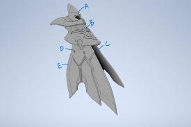 Файл STL Honkai Impact 3-й - Броня Зайчик [Silverwing: N-EX] Плечевая  защита・Модель 3D-принтера для загрузки・Cults