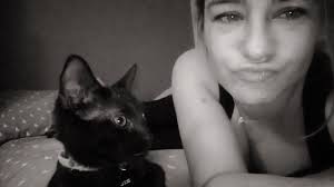 Brownie found a curious bird