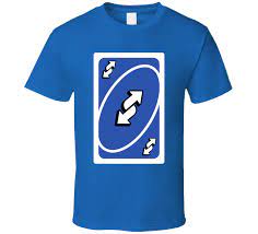 Reverse Blue Uno Card Game Fan Halloween Fancy Dress T Shirt Halloween Fancy Dress Shirts T Shirt