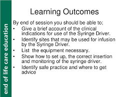 Ppt End Of Life Care Syringe Driver Powerpoint