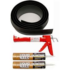 Tsunami Seal 16 5 Ft Black Garage Door Threshold Kit 53016 The Home Depot Garage Door Threshold Seal Black Garage Doors Garage Doors