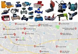 Tempat untuk mengisi bensin pada kendaraan bermotor ironmongery: Daftar Toko Mesin Alat Teknik Bandung