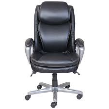 Serta Smart Layers Air Arlington Executive Chair Black Pewter Walmart Com Walmart Com
