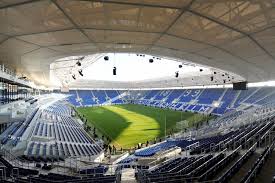 Interior Rhein Neckar Arena Sinsheim Baden Wurtemberg Alemania Capacidad 30 164 Espectadores Equipo Local Tsg Hoffenheim Rhein Neckar Stadion Hoffenheim