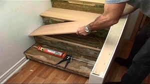 Wood stair treads & replacement stair parts > one step beyond shop. Stairs Repairs Youtube