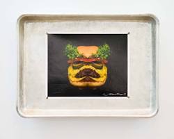 Gambar cooking demonstration at a culinary exhibition in Solo