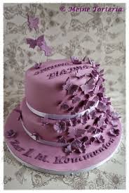 Weitere ideen zu kommunion, torte konfirmation, kommunionkuchen. Ein Traum In Flieder Zur Kommunion Meine Torteria