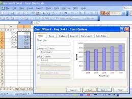 excel basics 3 chart wizard