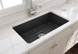 single bowl kitchen sink matte dark gray