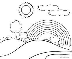 Rainbow themed printable pdf coloring pages for toddlers, preschool learners, and kindergartners are a fun and versatile addition to lessons about weather. Free Printable Rainbow Coloring Pages For Kids In 2021 Coloring Pages For Kids Bear Coloring Pages Fish Coloring Page