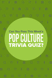 Oct 25, 2021 · 42 best pop culture trivia questions and answers you can find. Can You Get 6 7 On This Week S Pop Culture Quiz