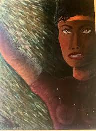 Ivory-Billed Woodpecker", 2025, acrylic