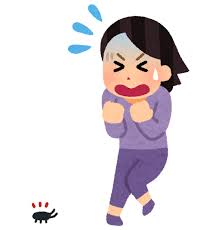 虫が怖い人のイラスト（女性） | かわいいフリー素材集 いらすとや