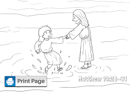 If your child loves interacting. Free Jesus Walks On Water Coloring Pages For Kids Connectus