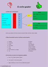 El Verbo Gustar Interactive Worksheet In 2020 Workbook Online Workouts Spanish Worksheets