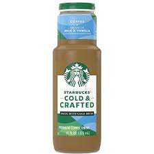 Buy Starbucks Cold Crafted Coffee Coffee A Splash Of Milk Vanilla 11oz Bottles 12 Pack Online In Turkey B08wdnyx7r