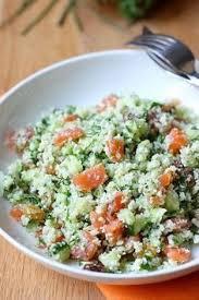 Taboule De Chou Fleur Au Saumon Et Concombre Recette Taboule De Chou Fleur Recette Taboule Chou Fleur